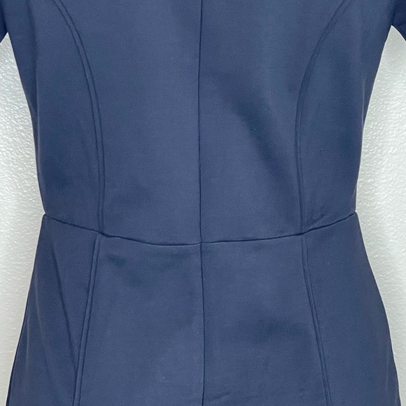 Brooks Brothers Navy Stretch Ponte Short Sleeve Sheath Dress - Picture 10 of 16